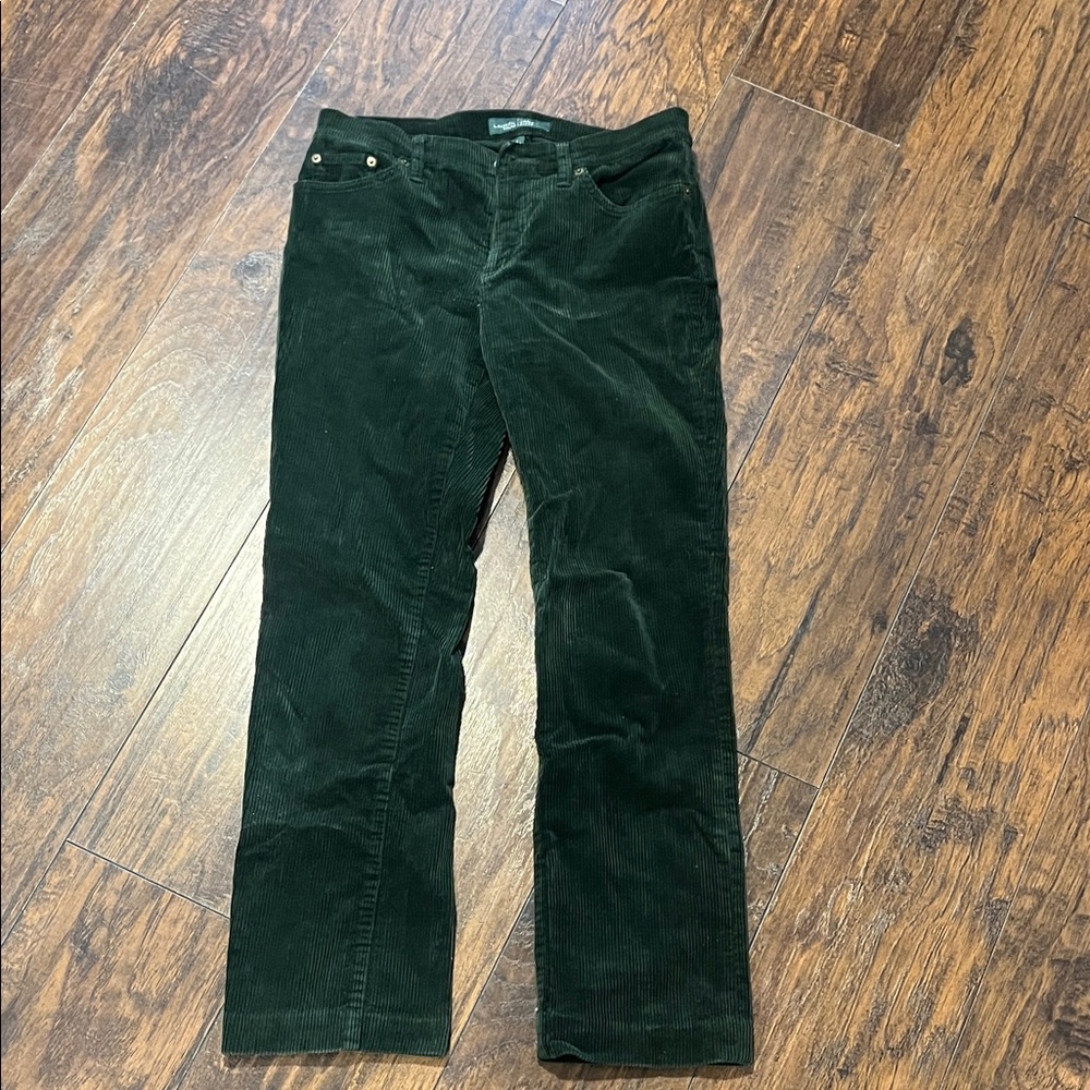 Women’s Green Corduroy Pants
